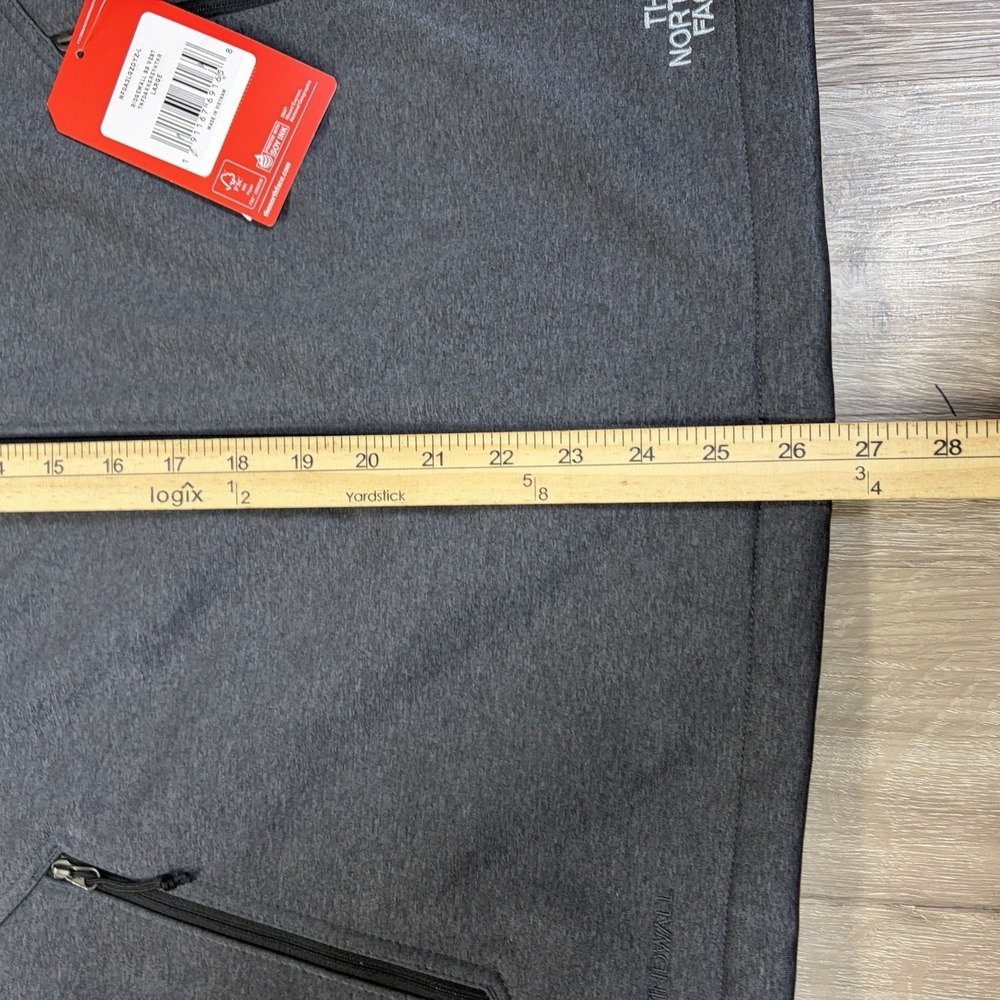 NEW The North Face Ridgeway‎ Vest Silver Gray Softshell Large Full Zip - Picture 5 of 7